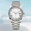 montre haut de gamme Montres hommes/femmes Ro lx Certificat original Or Président Montres Jour Date Diamants Cadran Montre Hommes Montres-bracelets automatiques en acier inoxydable