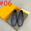 40 Model äkta läder män loafers ko äkta läder penny designer loafer skor vuxna kontor andningsbara sommarmens skor moccasins man lägenheter storlek 38-46