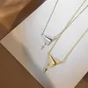 Chains Paper Airplane Zirconia Clavicle Chain Gold Silver Color Necklace For Women Girls Fashion Bling Simple Jewelry SN2347