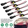 Car Waterproof Electrical Connector 5 Pcs 2 Pin Car Wire Connector Waterproof Connector with AWG Wire and 20 Solder Terminals