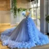 Casual Dresses Ball Gown Tulle For Women Ruffles Long Birthday Dress Po Shoots Custom Made Celebrity Party Gowns