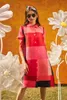 Casual Dresses Yudx Miyake Pleated Fashion High-End Mini Dress Elegant Party for Women 2023 Women's Turn-Down Collar