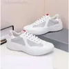 prades Box Cup Schuhe Amerika EU38-46 Sneakers Original Schuhe Low Top Lackleder Mesh Trainer Gummisohle Stoff Sport Schnürung Nylon Casual Outdoor Sports