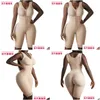 Vita Pancia Shaper Donne Faja Fl Corpo Shapewear Con Maniche Reggiseno Ad Alta Compressione Colombianas Sha Cintura Kim Kardashian Skim Addome Cor Dh4W2