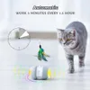 Toys BENTOPAL Smart Interactive Feather Stick Cat Toys Automatic Electronic Cat Intelligently USB LED Light Pet Toys Cat Funny Toys