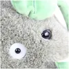 Films TV en peluche 20 cm film de dessin animé doux Totoro en peluche mignon en peluche feuille de lotus enfants poupée jouets pour les fans livraison directe jouets cadeau Dhu8L