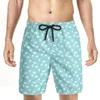 Men's Pants Men's Beach Short Cargo Solid Stitching Pocket Pull Overalls Shorts For Men Swim Trunks Long Board