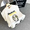 Heren t-shirts Human Made Robot Korte T-shirt Sleeve Print Graphic T-shirt Men Vrouwen Loose Casual Crew Neck T Shirt Top J230427
