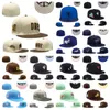 Dorosły dopasowane czapki designer baseball piłka nożna płaskie zwykłe czapki litera haft bawełna wszystkie drużyny logo sport na świecie Pełne zamknięte zszywane rozmiary czapki Casquette