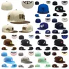 Chapeaux ajustés pour adultes Designer Baseball Football Plat Casual Caps Lettre Broderie Coton Toutes les équipes Logo Sport World Patched Full Closed Taille cousue Casquette chapeaux