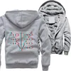 Mäns jackor Seele Symbol Winter Jacket Streetwear Men Warm Thothen Hoodies kamouflage fleece dragkedja hoodie tröjor huvtröjor