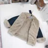 Luxury Denim toddler jacket kids designer clothes girl boy Outerwear Size 110-160 Interior plush design baby coat Nov25