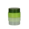 10Gグリーン補充可能なボトルプラスチック空の化粧ジャーポットトラベルフェイスクリーム化粧品コンテナ無料phnqw