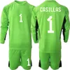 Nazionale 23 24 Spagna Portiere Kepa Arrizabalaga Maglia da calcio Set Uomo Bambini Lungo David Raya David de Gea Unai Simon Iker Casillas Pepe Reina COLL Maglia da calcio