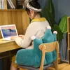 Blanket Crown Chair Cushion Plush Home One Pieces Office Cushions Crowns Cute Lazy Sofa Warm Floor Seat Pad Perfect for Holiday 231124