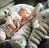Cuscino per animali con imbottitura morbida in peluche popolare elefante per il comfort del sonno dei bambini