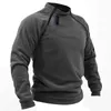 Sweats à capuche pour hommes Sweatshirts hommes tactique en plein air polaire veste vêtements de chasse chaud pull à fermeture éclair homme coupe-vent manteau thermique randonnée pull 231127