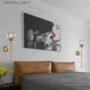 Wandlampen Moderne Glazen Wandlamp Creatieve Gouden Sconces Ronde Scandinavische Verlichtingsarmatuur Thuis Nachtkastje Woonkamer Keuken Decoratie Verlichting Q231127