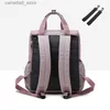 Diaper Bags Mommy Diaper Bag Large Capacity Designer Nursing Bag Baby Nappy Bag Baby Care Bag for Mother Kid Fashion Travel Backpack Q231128