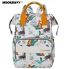 Diaper Bags Mom Baby Milk Diaper Printed Shoulder Printed Designer Bag Mommy Bag Lightweight Multi Functional Large Capacity Backpack Q231127