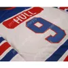 Personalizado HOCKEY LEGEND BOBBY HULL 9 HOCKEY JERSEY NUEVO Top cosido S-M-L-XL-XXL-3XL-4XL-5XL-6XL