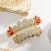 Novos dentes bling Grillz amarelo em ouro branco banhado completo grades cz conjuntos de jóias dentales jóias judeus jóias de rapper da moda