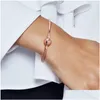 Colgantes Moda En forma de corazón Cierres Brazaletes Pulsera Sier Plateado Hombres Mujeres Brazalete en blanco Fit European Beads Pulseras Diy En venta Dr Dh0V5