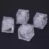 LED Ice Cube Night Lights Multi kolor zmienia się powolne błysk nowatorski czujnik płynny woda zanurzona na imprezę barów ślubnych Dekoracja GG