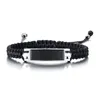 Bracelets à breloques Cendres Bracelet Mens Crémation Urne Tressé Bracelet Cendres Bijoux pour Lui En Acier Inoxydable Mens Urnes Cadeau 230426