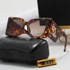 Ingrese al diseñador de lujo Gafas de sol rectangulares Caja de gafas de sol de playa enmarcadas retro de diseño de lujo unisex