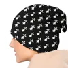 Berets Breton Hermines Skullies Beanies Caps Unisex Winter Warme Strickmütze Mode Erwachsene Breizh Brittany Bonnet Hüte Outdoor Ski Cap