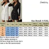 Casual Dresses Elegant Women Dress Office Casual Blazer White Black Spring Summer Loose Suit Ladies ES 230427