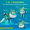 Action Figures giocattolo Super Wings Transforming TINO 5 pollici 3 modalità Dinosauri Robot Aereo Deformazione Trasformazione Action Figure Giocattolo per bambini Regalo 230427