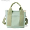 Diaper Bags ZK50 Canvas Single Shoulder Messenger Bag Women's Handbag Melaleuca Bag Mom Mommy Single Room Bag Ladies Small Bag Q231127