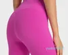 Double Lycra Yoga Pants no T-Line Antibacterial High Rise Pant Nude Sense Leggings Buttery Soft Running Tight Sweatpants Women Trousers