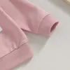 Kleidungssets 0-3 Jahre Kleinkind Baby Mädchen Herbstkleidung Mama Mädchen Pullover Sweatshirt und Hosen Set Outfits Trainingsanzug