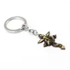 Keychains Fullmetal Alchem ​​Keychain Cross Charm Key Chain Anime Ring Holder Chaveiro Jewelry
