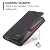 Caseme Retro Leather Matte Flip Stand Wallet Cases for Xiaomi Mi 13 Lite Mi12 Pro Mi11 12t 11t Shockproof Vintage Card Slots Cover