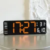 Wandklokken 13in Digitale Klok Automatische Helderheid Dimmer Timer Countdown Met 3 Kleuren Afstandsbediening Voor Thuis Woonkamer