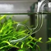 Accessoires Clear Glass Lily Rohrabfluss und Skimmer Zufluss mit Saugnapftech 13 mm 17 mm für Aquarium gepflanztes Fischtank Wasserfiltersystem