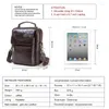 Kolejki małe męskie teczka Messenger Torba oryginalna skóra dla mężczyzn torebki na ramiona męska crossbody 9.7 "iPad Bandolera Hombre