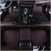 Tapis de sol Tapis Tapis de logo de badge de marque de voiture personnalisé pour Dodge Journey Caliber Avenger Challenger Charger Pied Accessoires intérieurs Dhutb