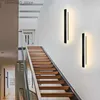 壁のランプ丸い右角導入長壁ランプ北欧のモダンミニマリストスタイルベッドルームベッドサイドリビングルームランプ階段照明85-265V Q231127