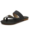 Confortable 6 sandales femmes contracté loisirs romain plat bohême grand #39 40 41 42 Peep-toe