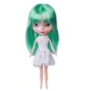 Lalki 30 cm połączone BJD dla dziewczynki Blyth Doll Color Hair Makeup Nude Dress Up Toys Girl Diving Difts 231124