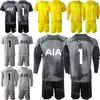 Club Team 22 2023 Kids GK Soccer 20 Fraser Forster Jersey Set Goleiro Manga Longa 40 Brandon Austin 13 Guglielmo Vicario 1 Hugo Lloris Camisa de Futebol Kits ReCi