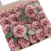 Dekorativa blommor Everlasting Flower Rose Heads Artificial Contsed Immortal Foam Valentine's Day Diy Gift Bouquet Materials