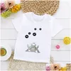 T-shirts chemises d'été mode manche courte enfants tshirt japonais harajuku tshirts garçons filles totoro tops drôle tee tee kids vêtements dhndx