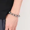 Link Bracelets Special Design Curb Cuba O-Chains Simple Bracelet For Men Boys 316L Stainless Steel Fashion Square Buckle Charm Bangle