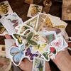 Gift Wrap 60Pcs/Bag Kawaii Stationery Stickers Retro Memory Room Series Junk Diary Handbook Decoration DIY Art Scrapbooking